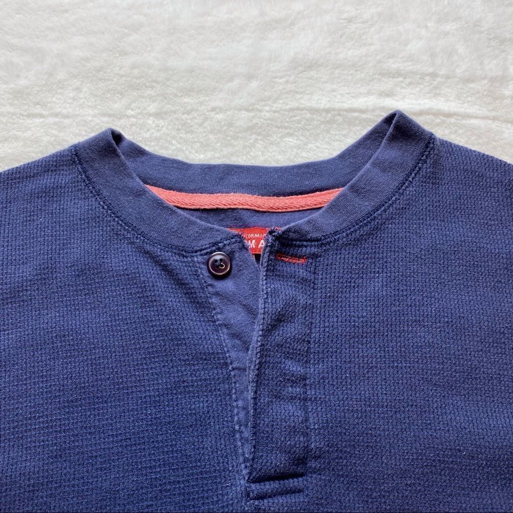 McCormick Farmall International Harvester Waffle Knit Henley Shirt Size XXL - Picture 6 of 10